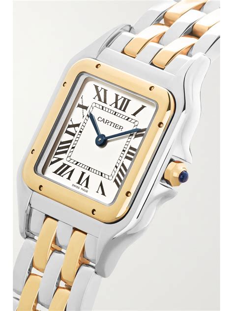 cartier panther gold watch|cartier panthere watch price new.